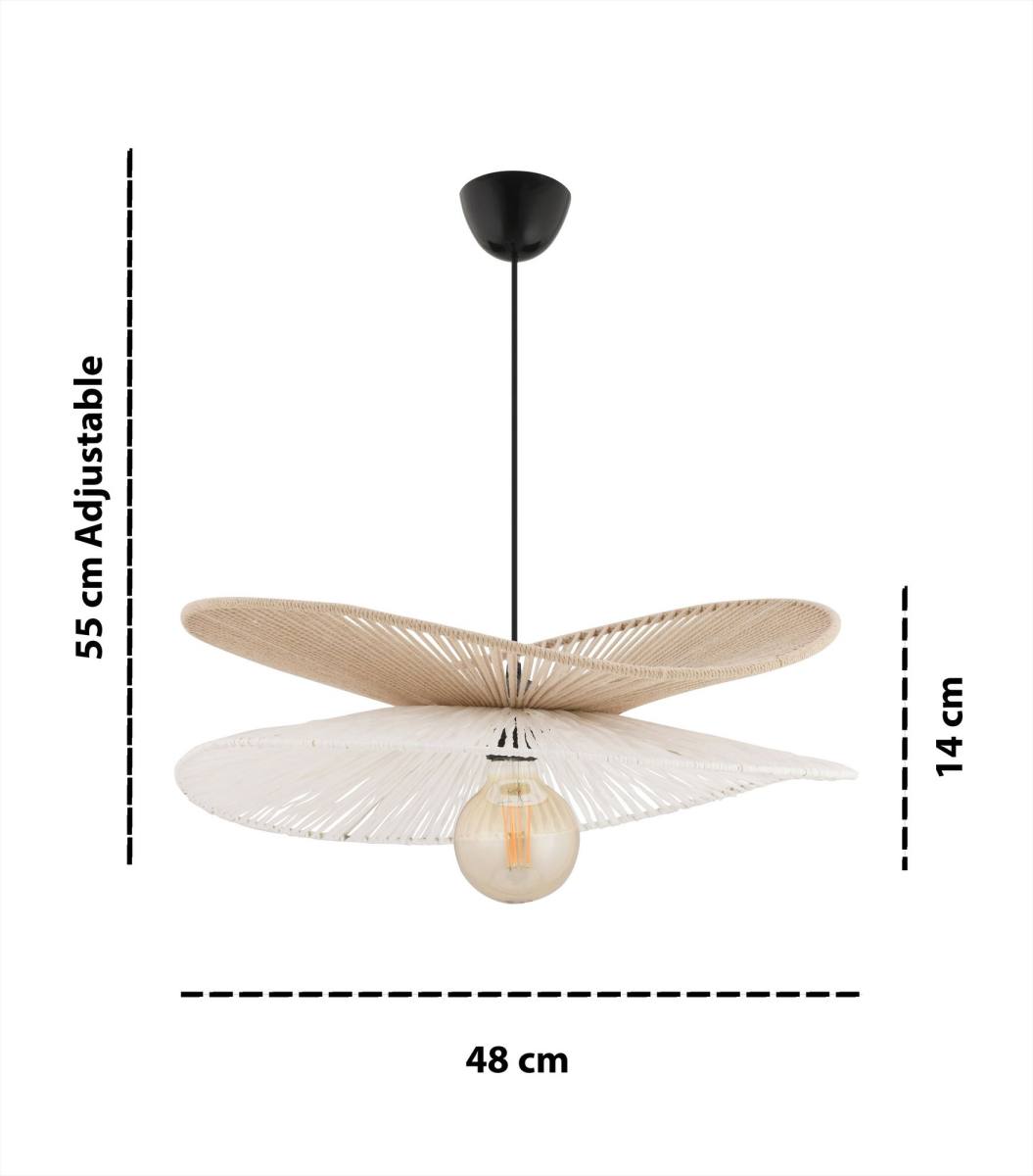 NORDVÄRK Daffodil loftlampe, m. justerbar højde, produktbillede 2 af 3, Loftlamper hos HomeNordic