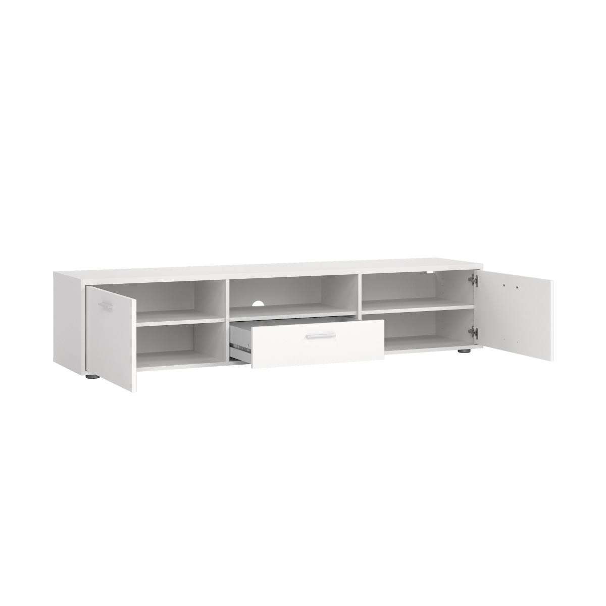 TVILUM Media TV-bord, m. 2 låger og 1 skuffe, produktbillede 8 af 13, TV-borde hos HomeNordic