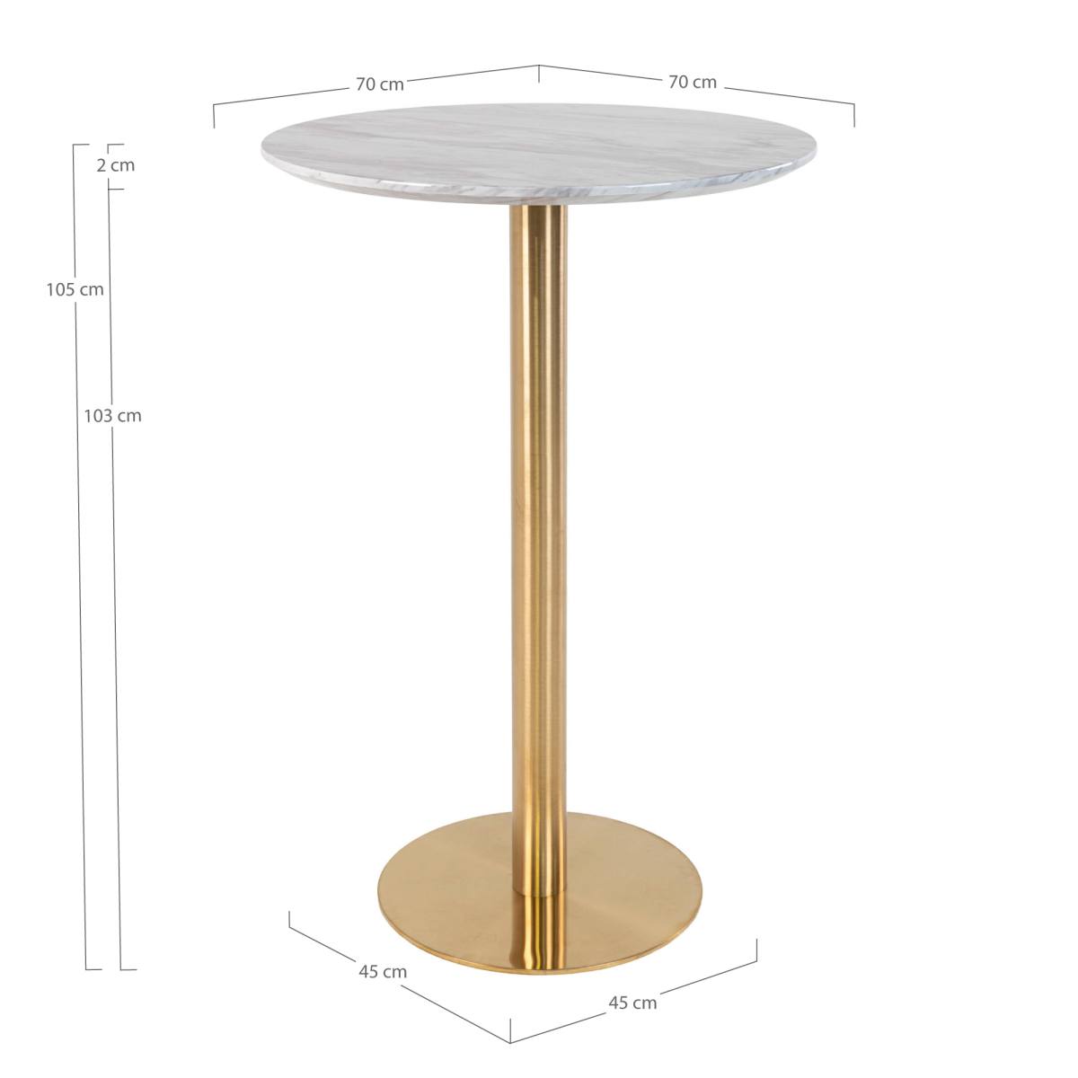 House Nordic Bolzano Barbord, produktbillede 5 af 5, Sideborde hos HomeNordic