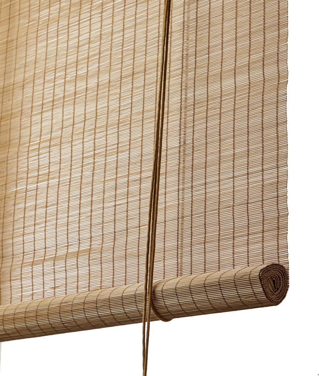 COLOR & CO BRUNFIN BAMBUS RULLEGARDIN, produktbillede 5 af 5, Rullegardiner hos HomeNordic