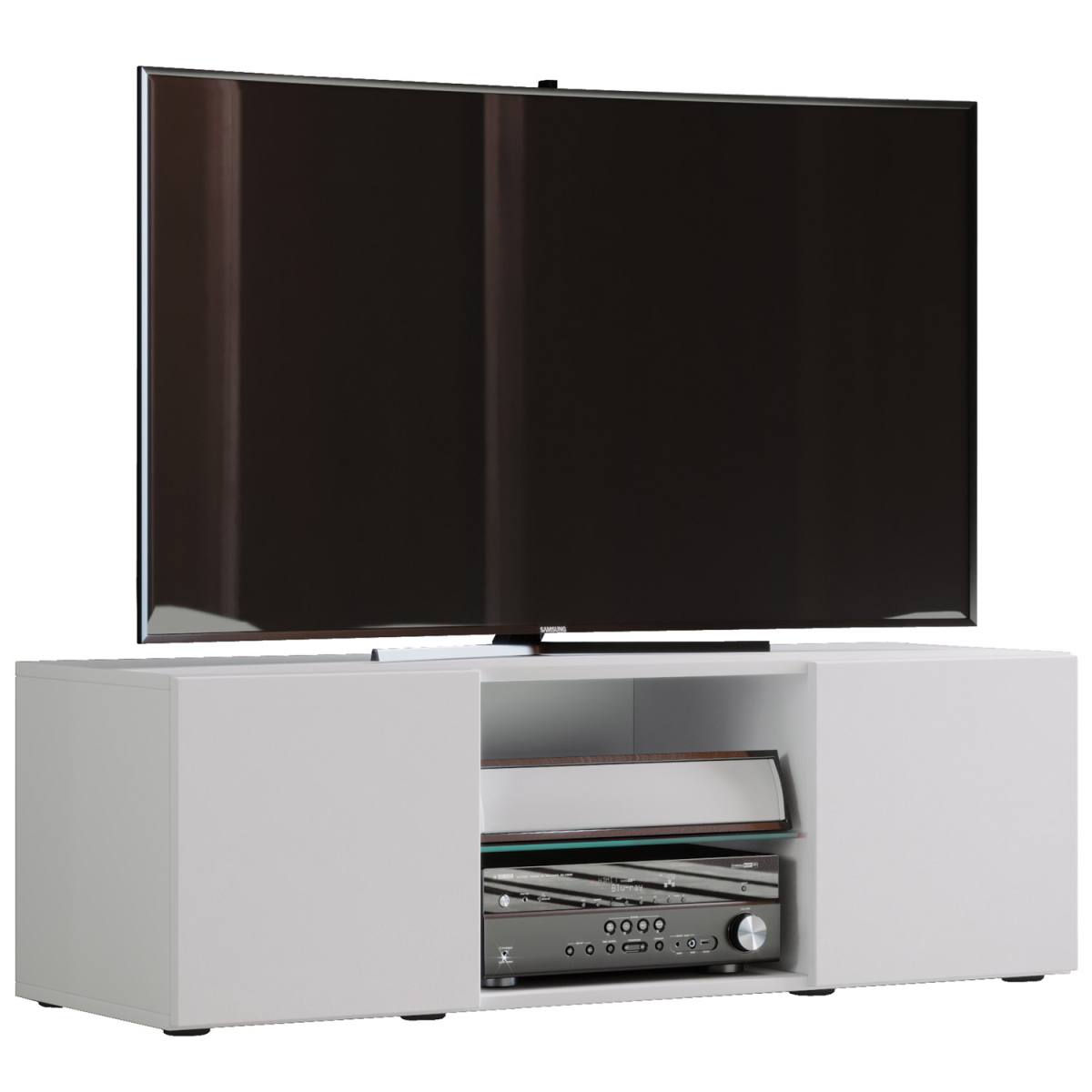 Lowina 115 TV-bord, m. 2 låger og 1 hylde, TV-borde hos HomeNordic