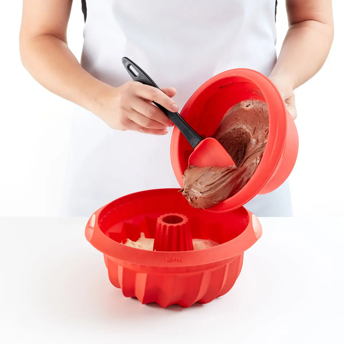 Savarin spiralform 20 cm, rød, produktbillede 2 af 5, Kageforme hos HomeNordic
