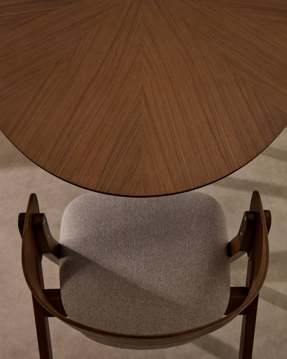 KAVE HOME Naanim spisebord, oval, produktbillede 7 af 8, Spiseborde hos HomeNordic