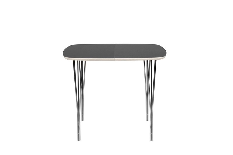HASLEV SYMPHONY SPISEBORD 86 GRAFITGRÅ LAMINAT METALBEN, Spiseborde hos HomeNordic