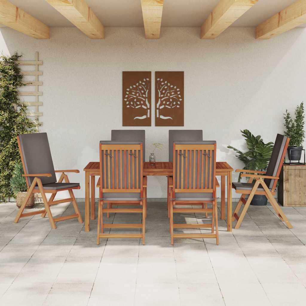Havestol 57 X 71,5 X 104 Cm Massiv Teaktræ, produktbillede 3 af 12, Havestole i teaktræ hos HomeNordic