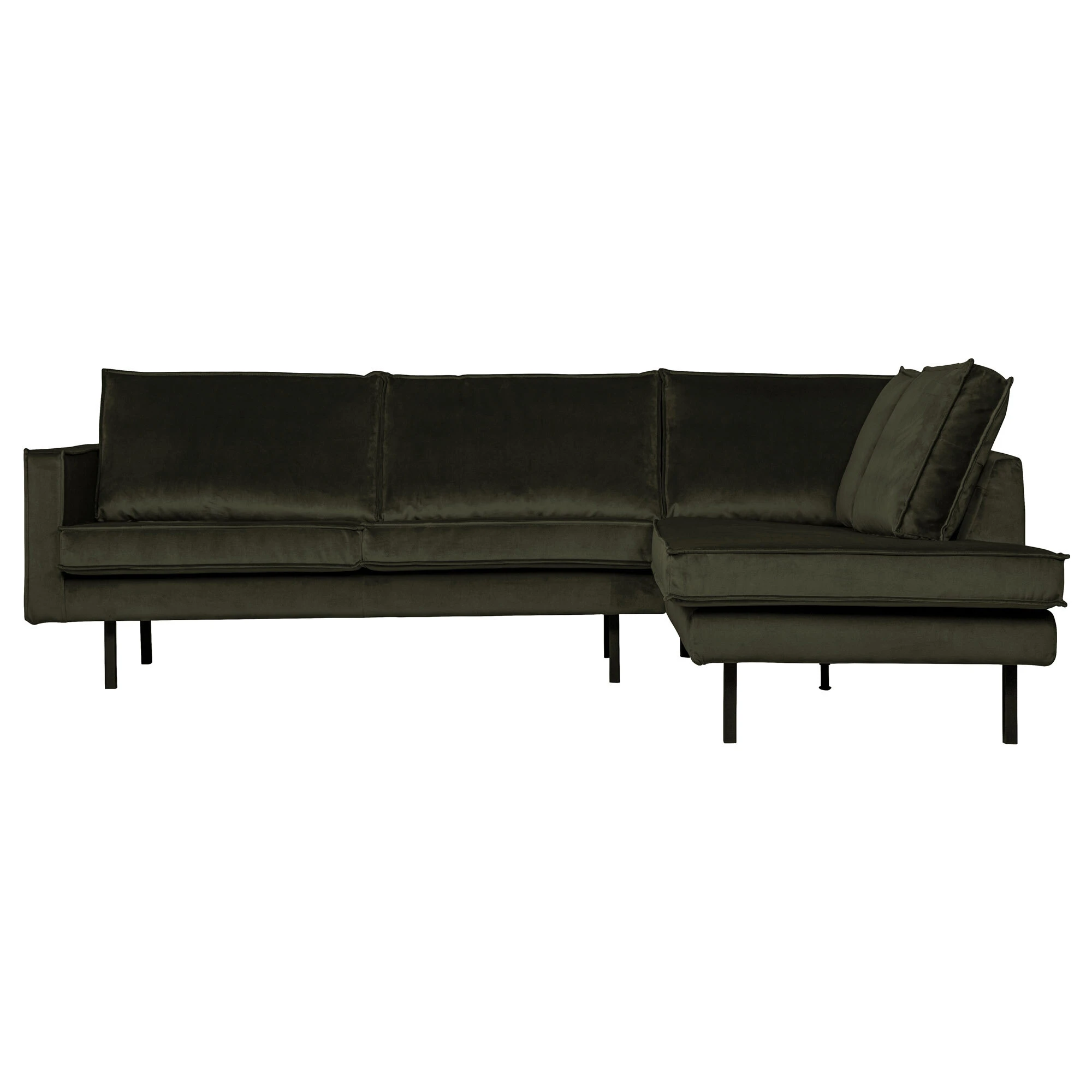 Rodeo Hjørnesofa Højrevendt Velour, Sofaer hos HomeNordic