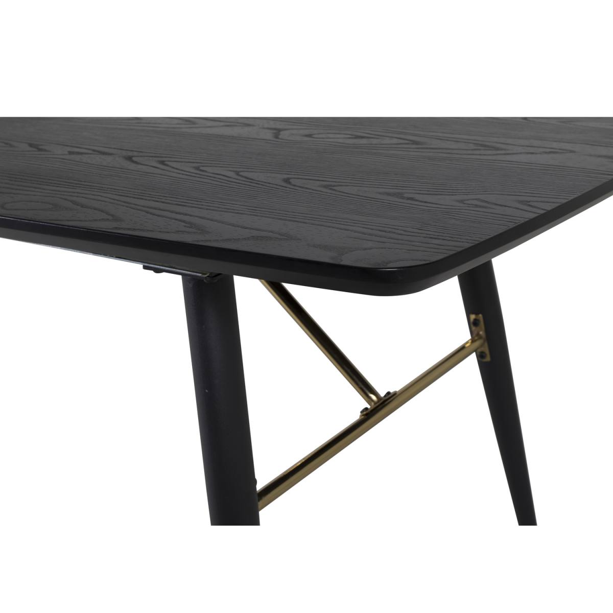 VENTURE DESIGN Gold spisebord, m. udtræk, produktbillede 5 af 10, Spiseborde hos HomeNordic