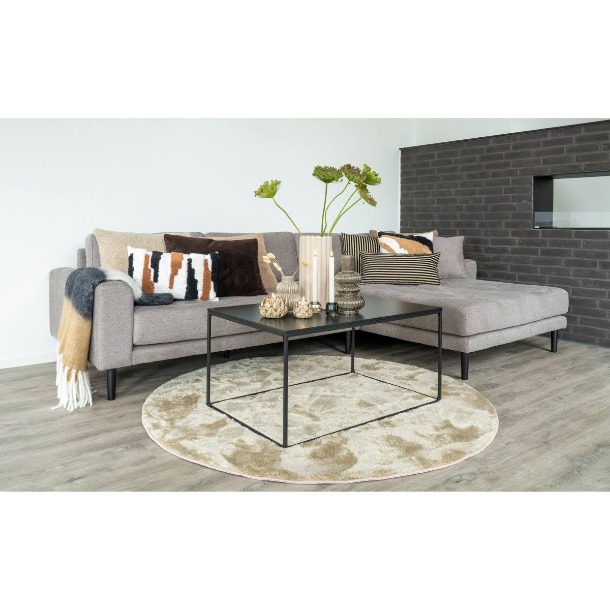Zeta - Sofabord i sort metal og sort plade, produktbillede 9 af 10, Moderne designs hos HomeNordic