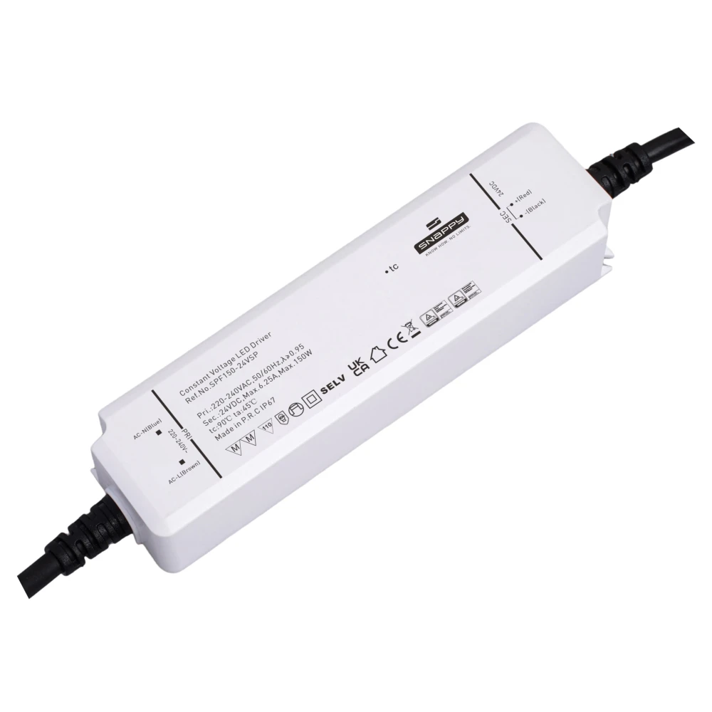 Snappy 150W / 24V DC strømforsyning, Strømforsyninger hos HomeNordic