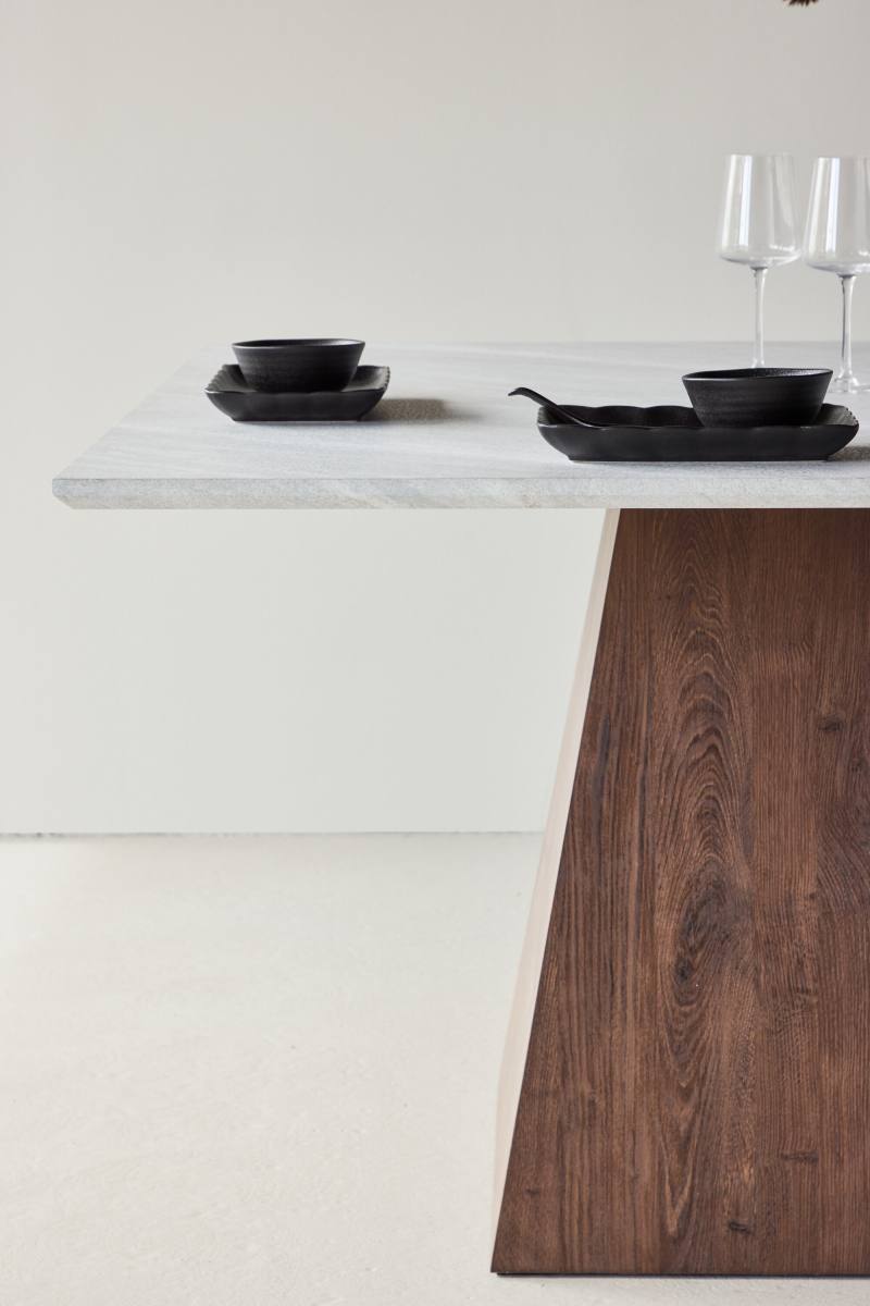 VENTURE DESIGN Cael spisebord, kvadratisk, produktbillede 18 af 19, Spiseborde hos HomeNordic
