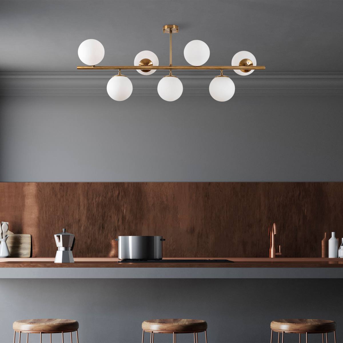 LUMI Caserta loftlampe, produktbillede 5 af 6, Loftlamper hos HomeNordic