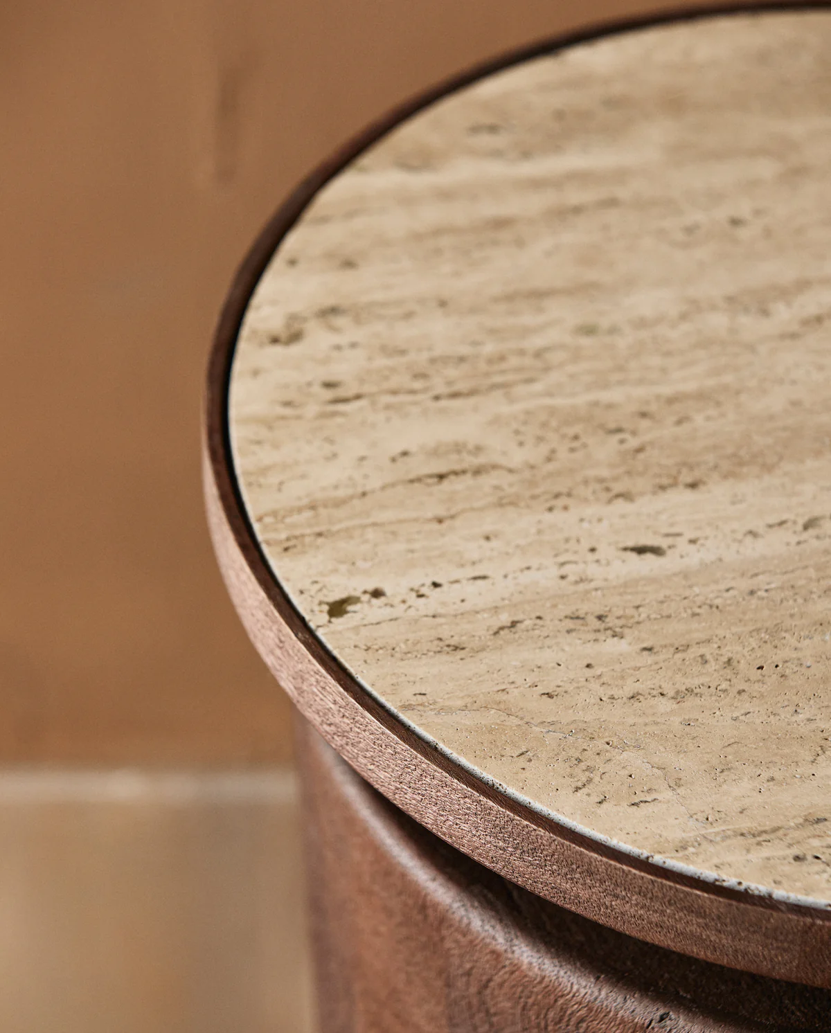 NORDAL KWANDO SIDEBORD M/TRAVERTINPLADE, produktbillede 2 af 4, Sideborde hos HomeNordic