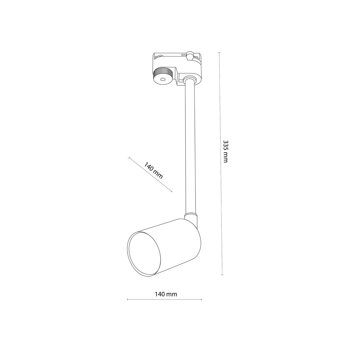 TK Tracer Long loftlampe, produktbillede 2 af 4, Loftlamper hos HomeNordic