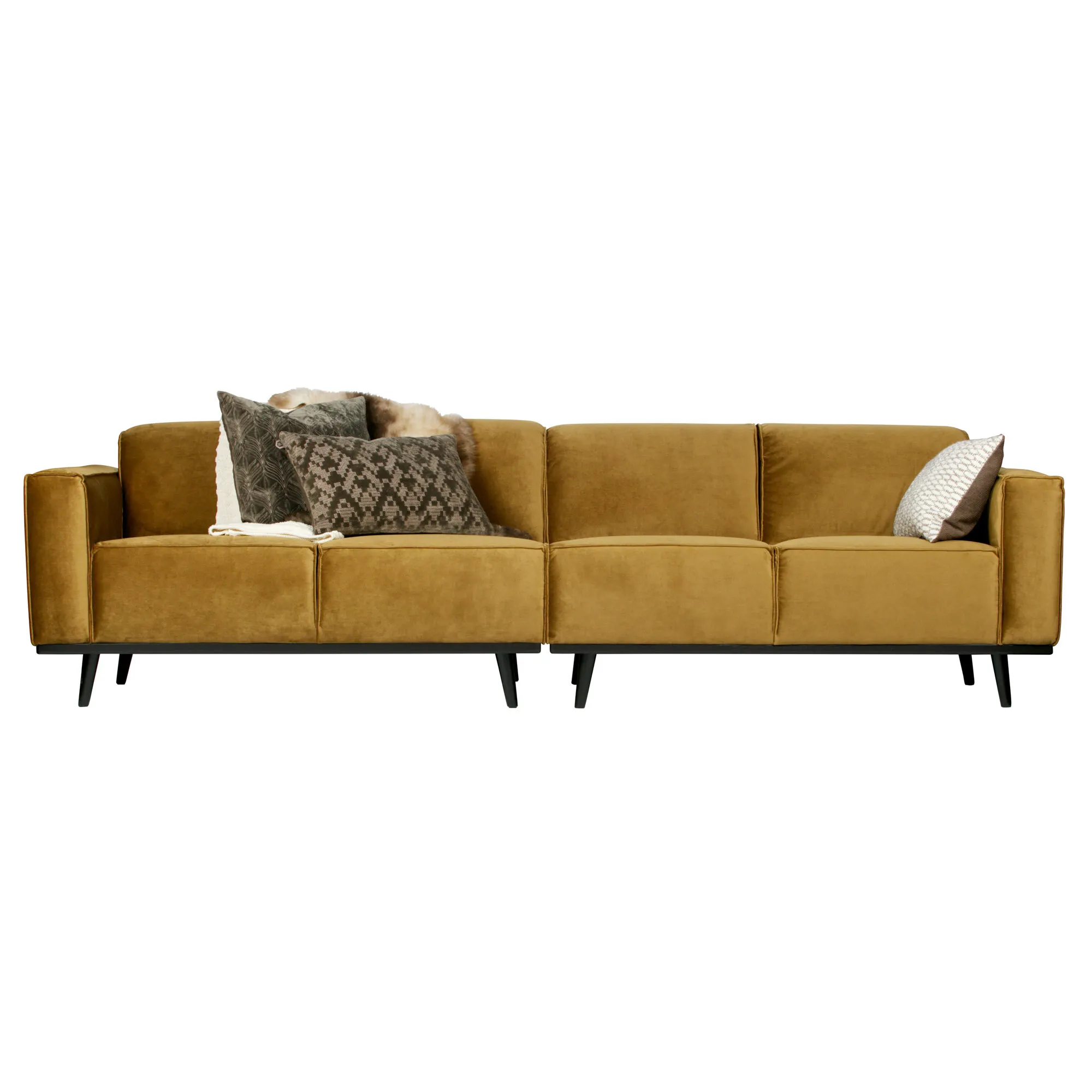 Statement 4-pers Sofa 280 cm Velour, produktbillede 4 af 7, Sofaer hos HomeNordic