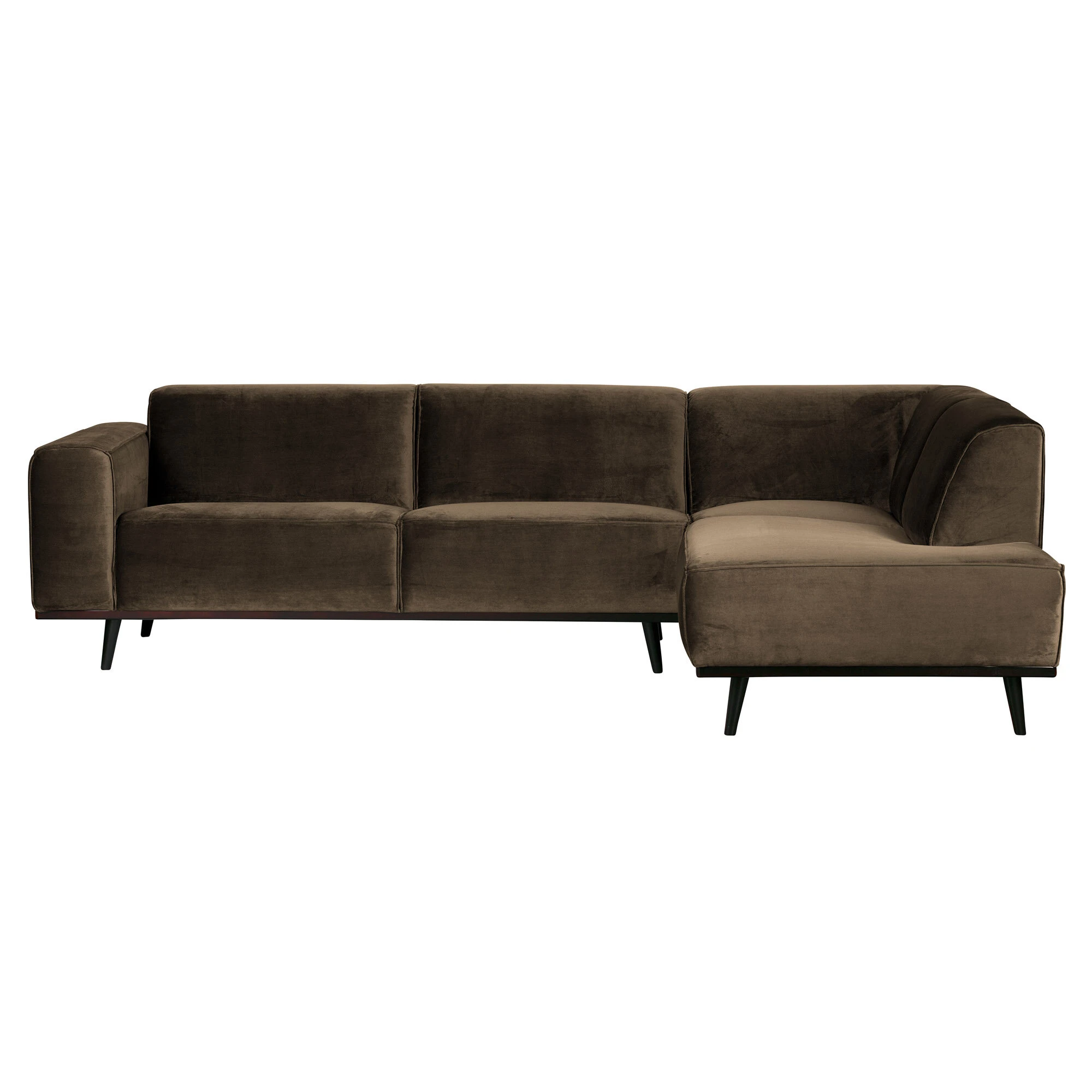 Statement Hjørnesofa Højrevendt Velour, Sofaer hos HomeNordic