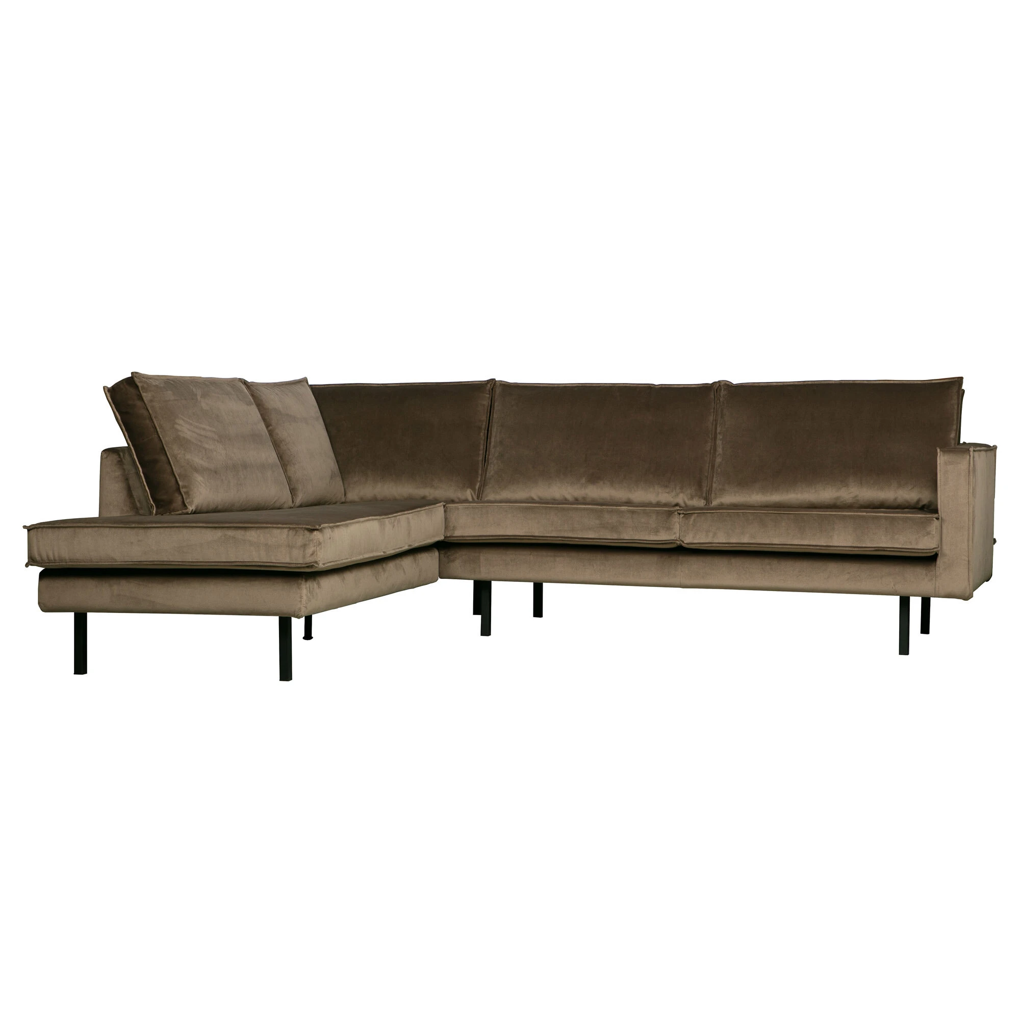 Rodeo Hjørnesofa Venstrevendt Velour, produktbillede 3 af 7, Sofaer hos HomeNordic