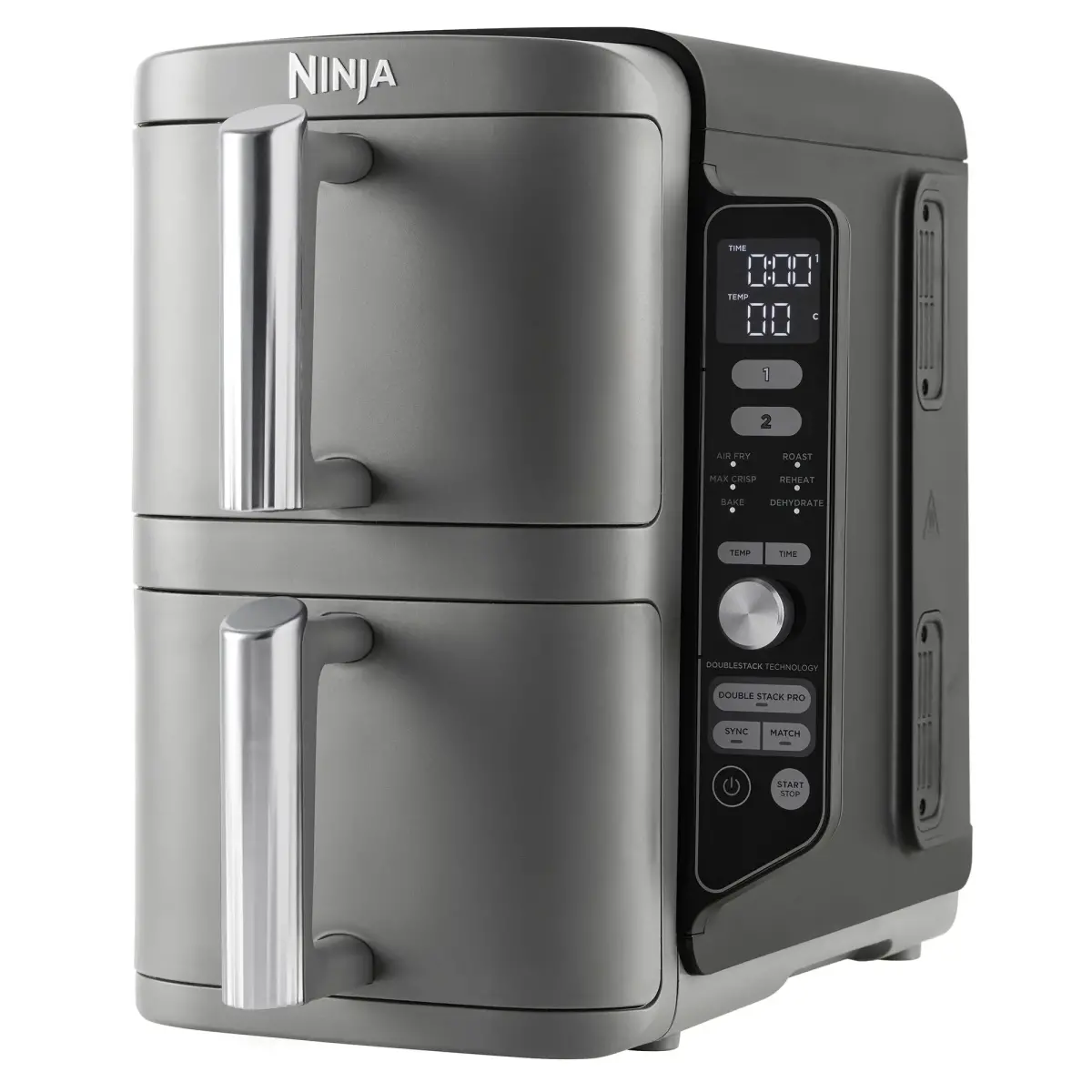 Double Stack XL Airfryer, 9,5 liter, produktbillede 3 af 11, Airfryers hos HomeNordic