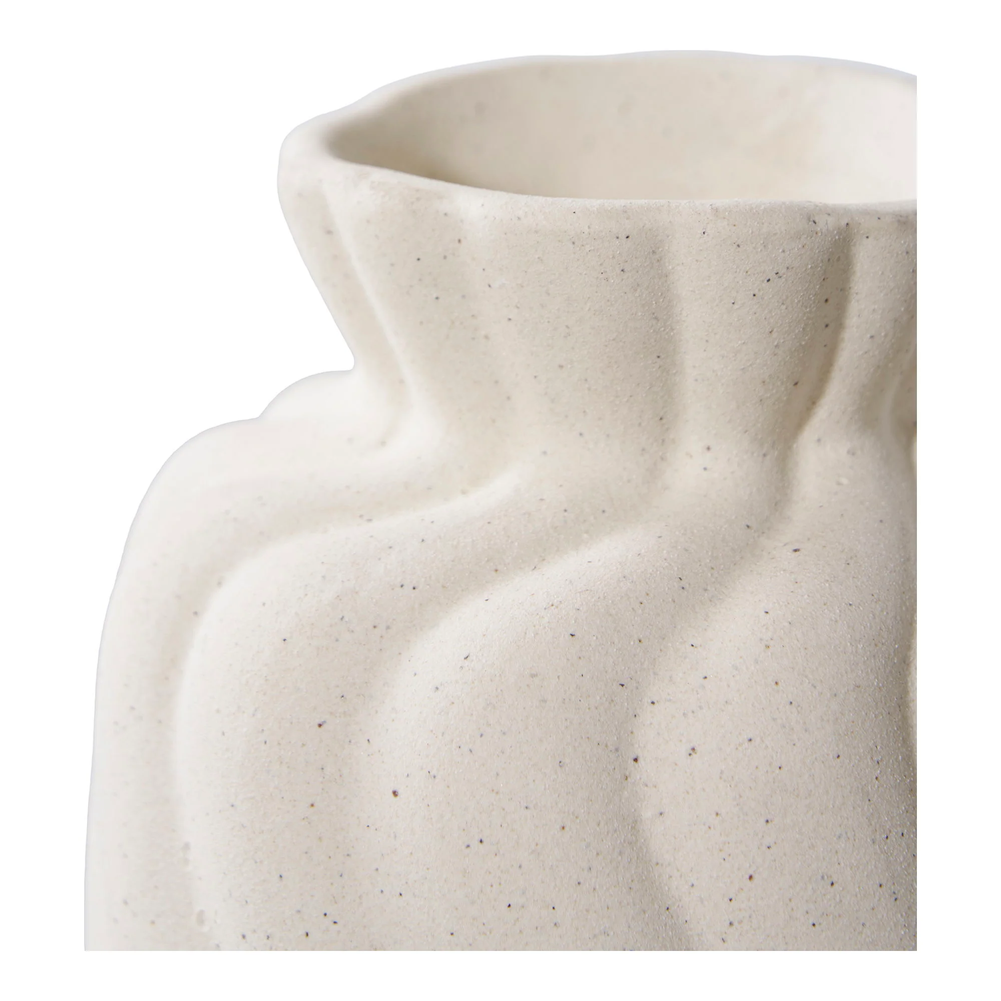 Vase - Vase, Keramik, Hvid Sæt Af 2, produktbillede 5 af 9, Vaser hos HomeNordic