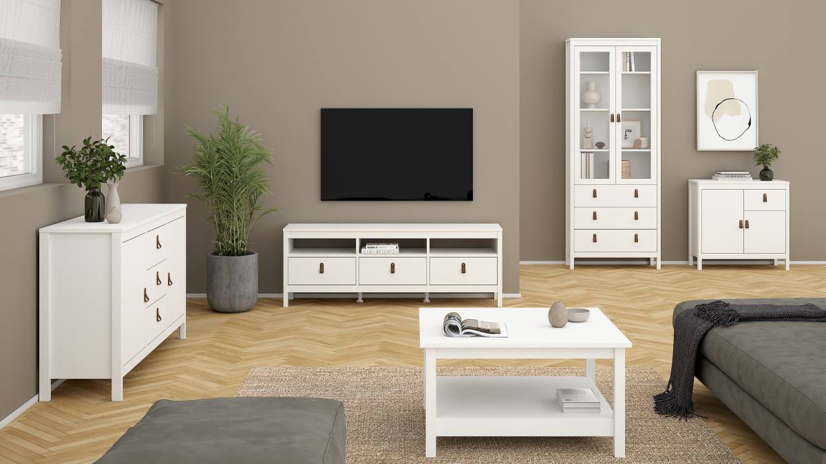 TVILUM Madrid TV-bord, m. 3 rum og 3 skuffer, produktbillede 9 af 10, TV-borde hos HomeNordic