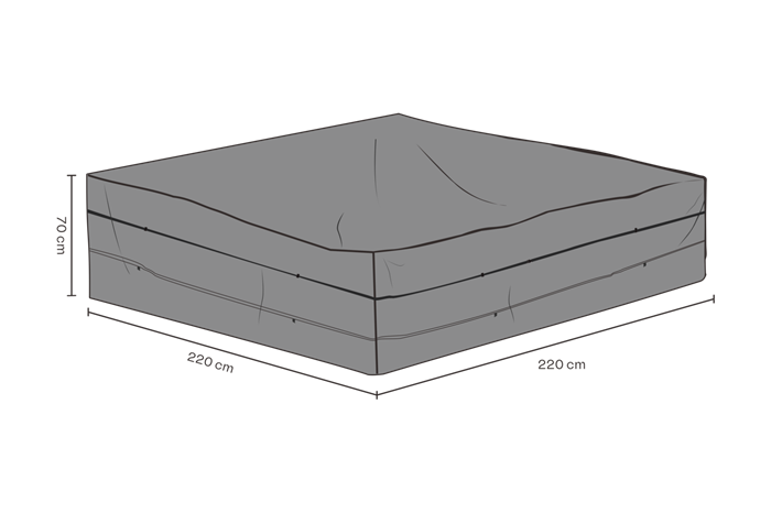 Cover havebord 220 x 220 cm, Haveborde hos HomeNordic