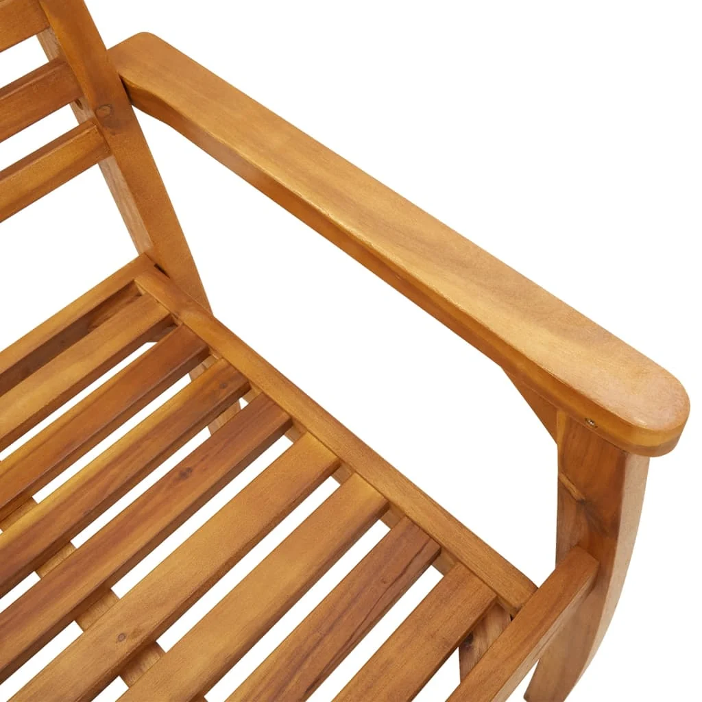 Havestole 59x55x85 Cm Massivt Akacietræ, produktbillede 8 af 11, Havestole i akacietræ hos HomeNordic