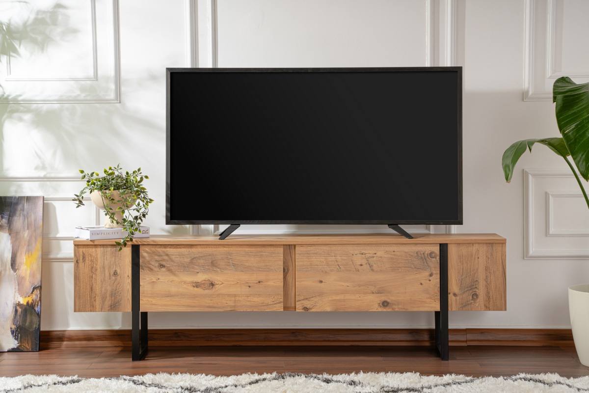 NORDVÄRK Serenity TV-bord, m. 2 låger, produktbillede 3 af 11, TV-borde hos HomeNordic