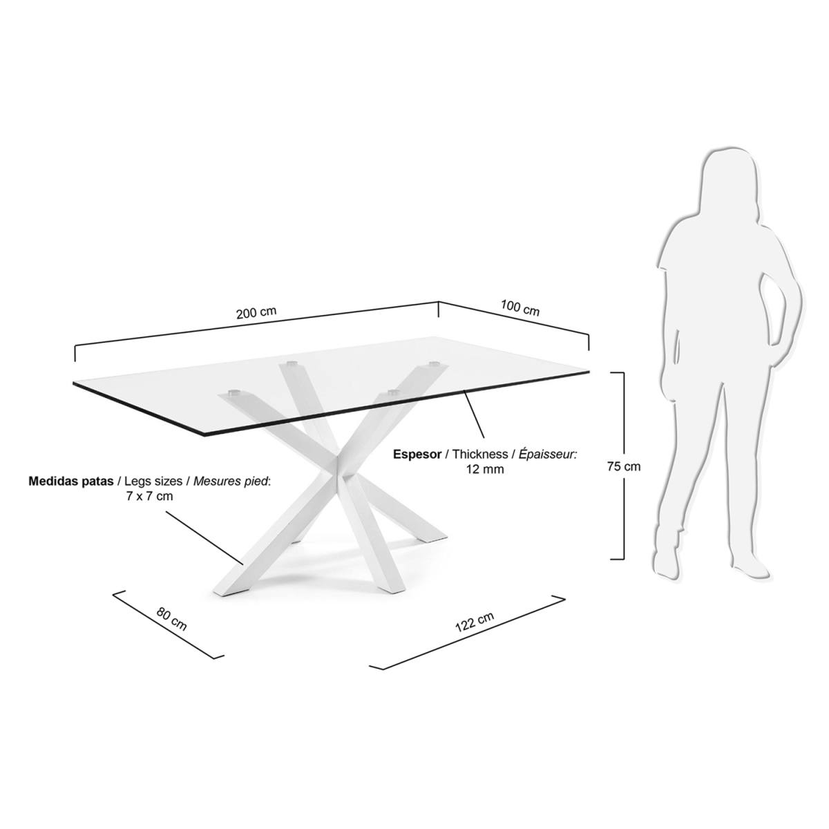 KAVE HOME Arya spisebord, produktbillede 2 af 8, Spiseborde hos HomeNordic