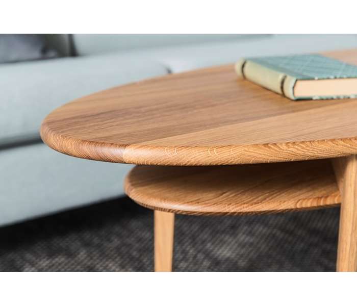 Veleta, Elipseformet sofabord i massiv eg og fem forskellige finish, produktbillede 8 af 24, Nordisk design hos HomeNordic