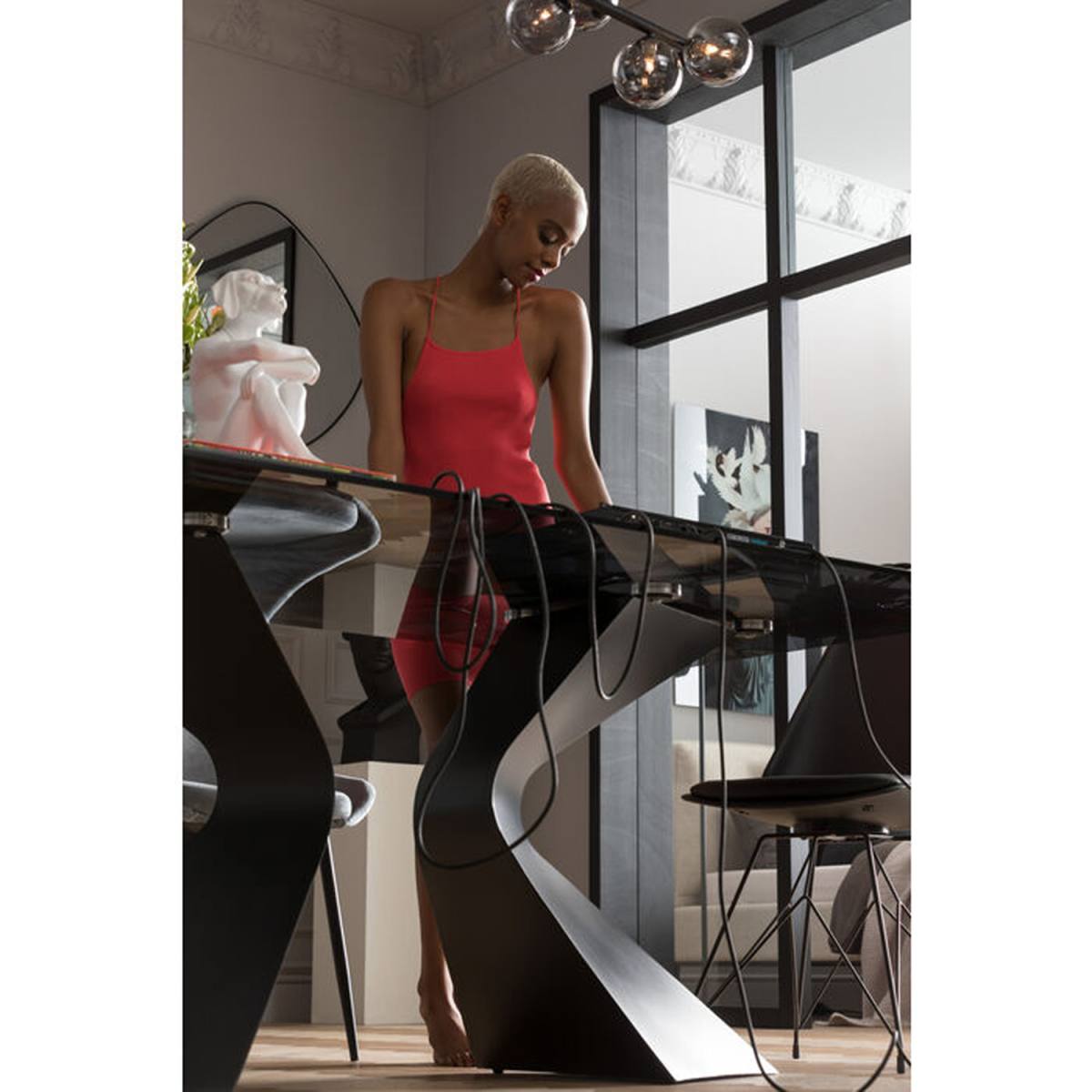 KARE DESIGN Gloria Black spisebord, rektangulær, produktbillede 12 af 12, Spiseborde hos HomeNordic
