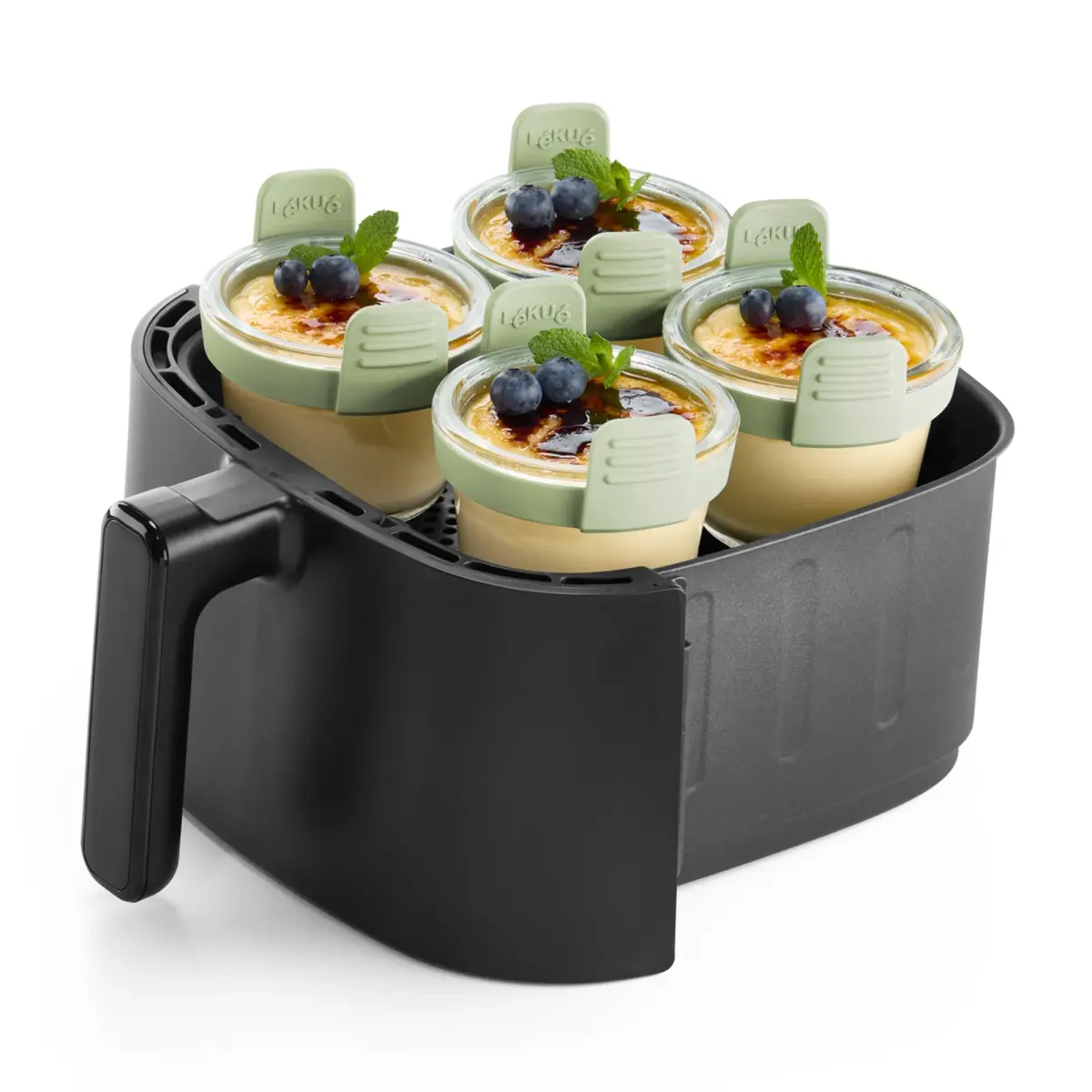 Airfryerform glas mini 4-pak, produktbillede 2 af 4, Airfryers hos HomeNordic