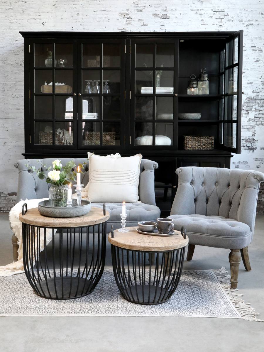 CHIC ANTIQUE FRANSK SOFA M./GRÅ/HØRSTOF, produktbillede 5 af 7, Sofaer hos HomeNordic