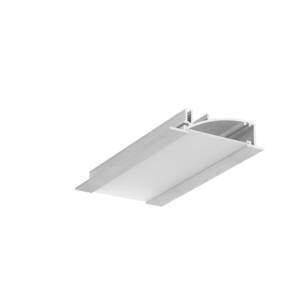 1m aluprofil FLAT8 H/UX, LED-profiler hos HomeNordic