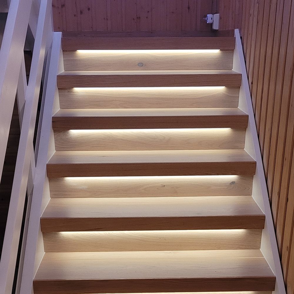 2x5m 12W/m Trappe LED COB stripsæt, Sensorer hos HomeNordic