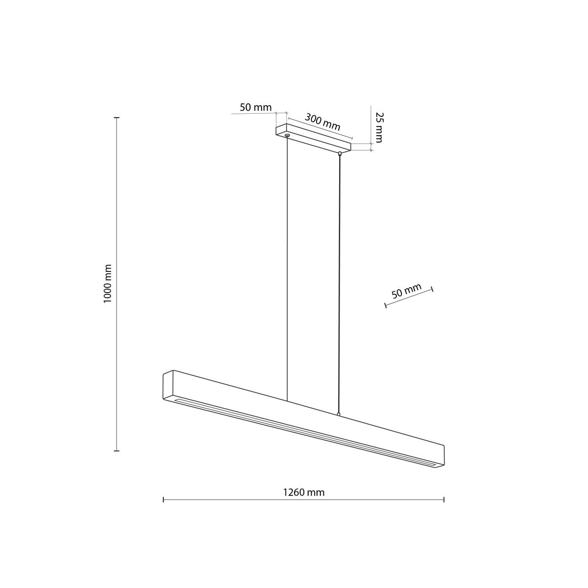 TK Teo LED loftlampe 1260, produktbillede 2 af 12, Loftlamper hos HomeNordic