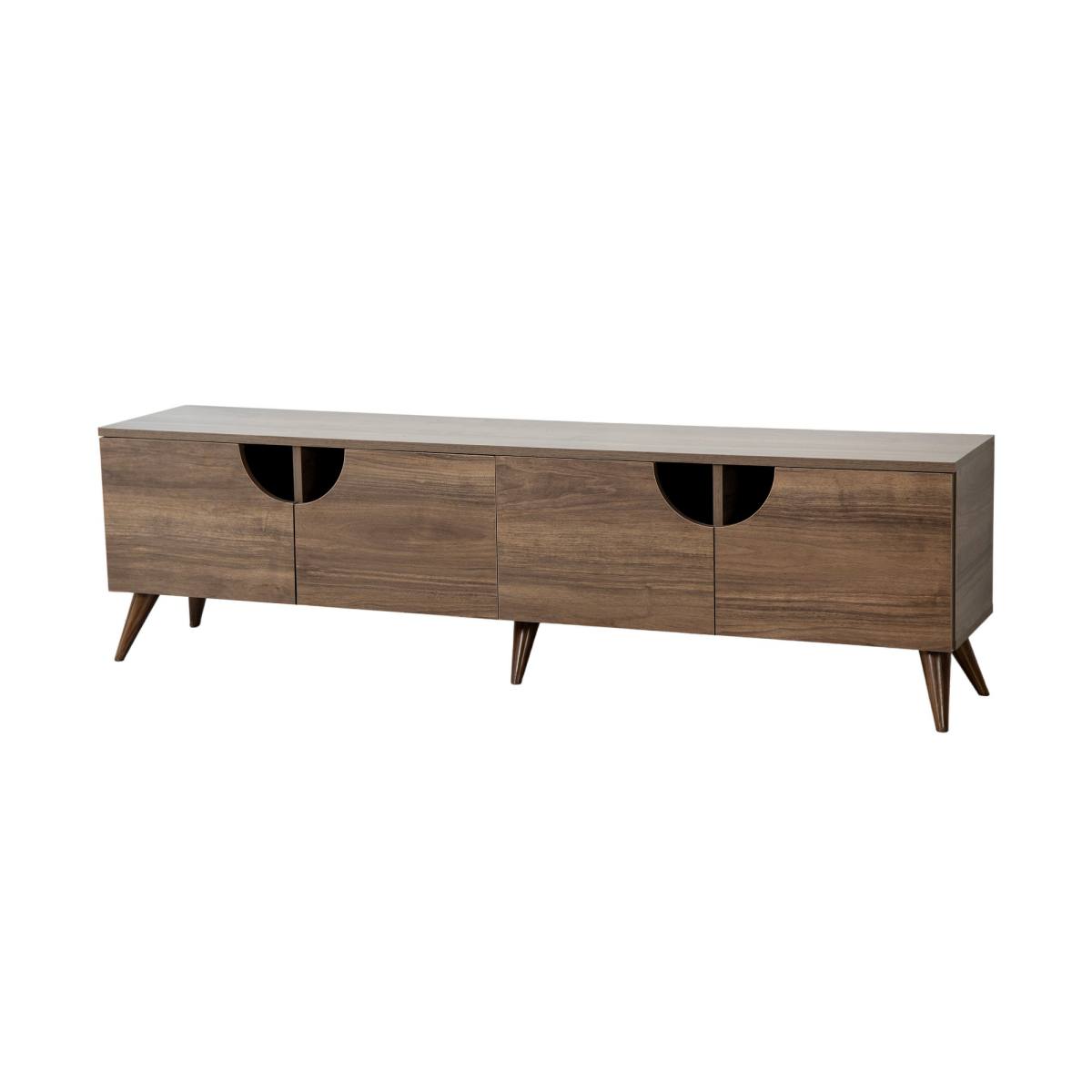 NORDVÄRK Grotte TV-bord, m. 4 låger, TV-borde hos HomeNordic