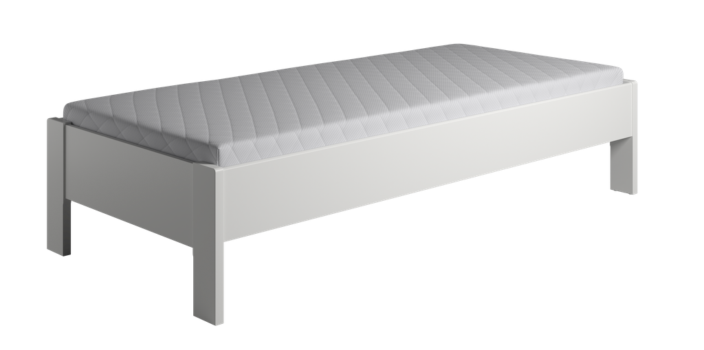 Krone seng uden gavl 90 x 200 cm hvid. AFHENTNINGS TILBUD 100 cm, Soveværelse hos HomeNordic