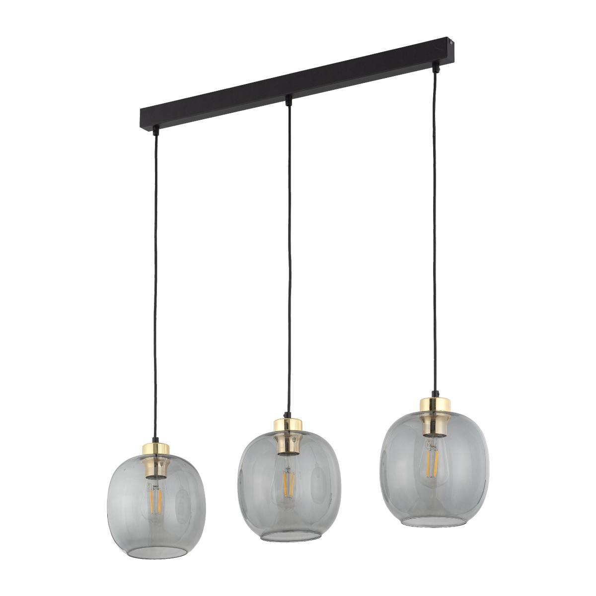 TK Omega loftlampe, m. 3 skærme, Loftlamper hos HomeNordic