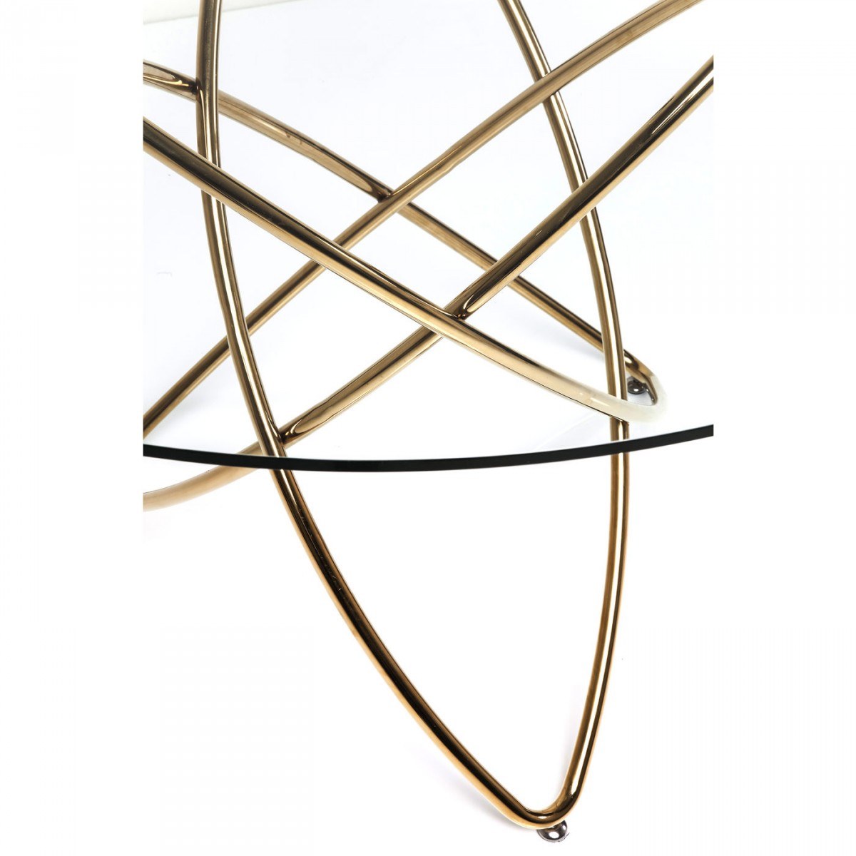 KARE DESIGN rund Molekular Gold spisebord, produktbillede 2 af 8, Spiseborde hos HomeNordic