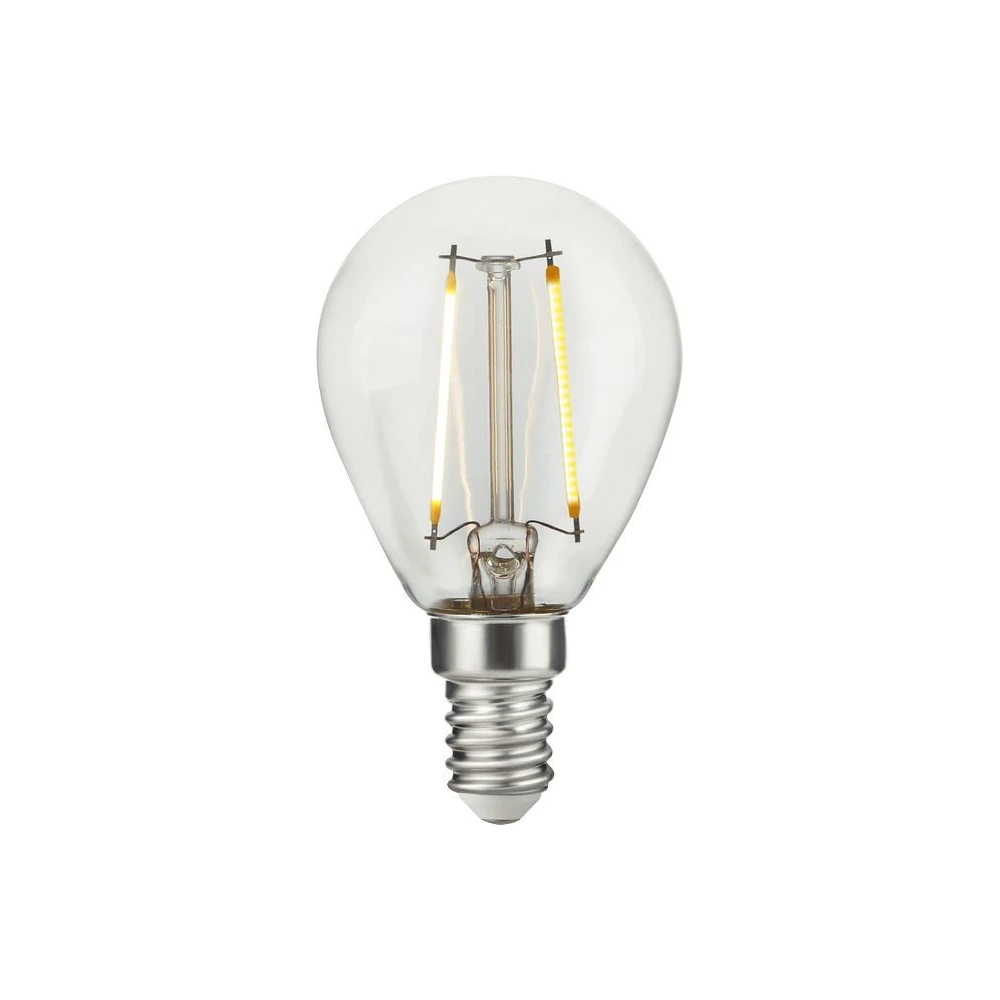 E14 2,5W dæmpbar LED kronepære, Glas hos HomeNordic