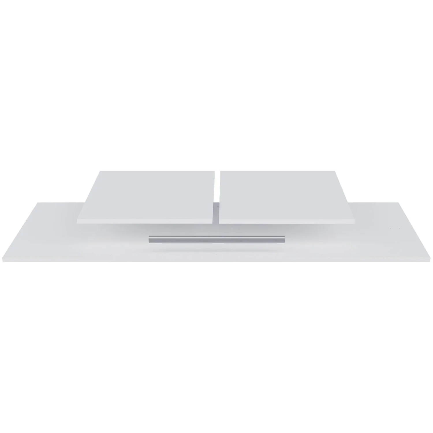 WOOOD - Connect Indretningspakke 2-Dørs Skab Skuffer FSC 121x55x3 cm, Garderobeskabe hos HomeNordic