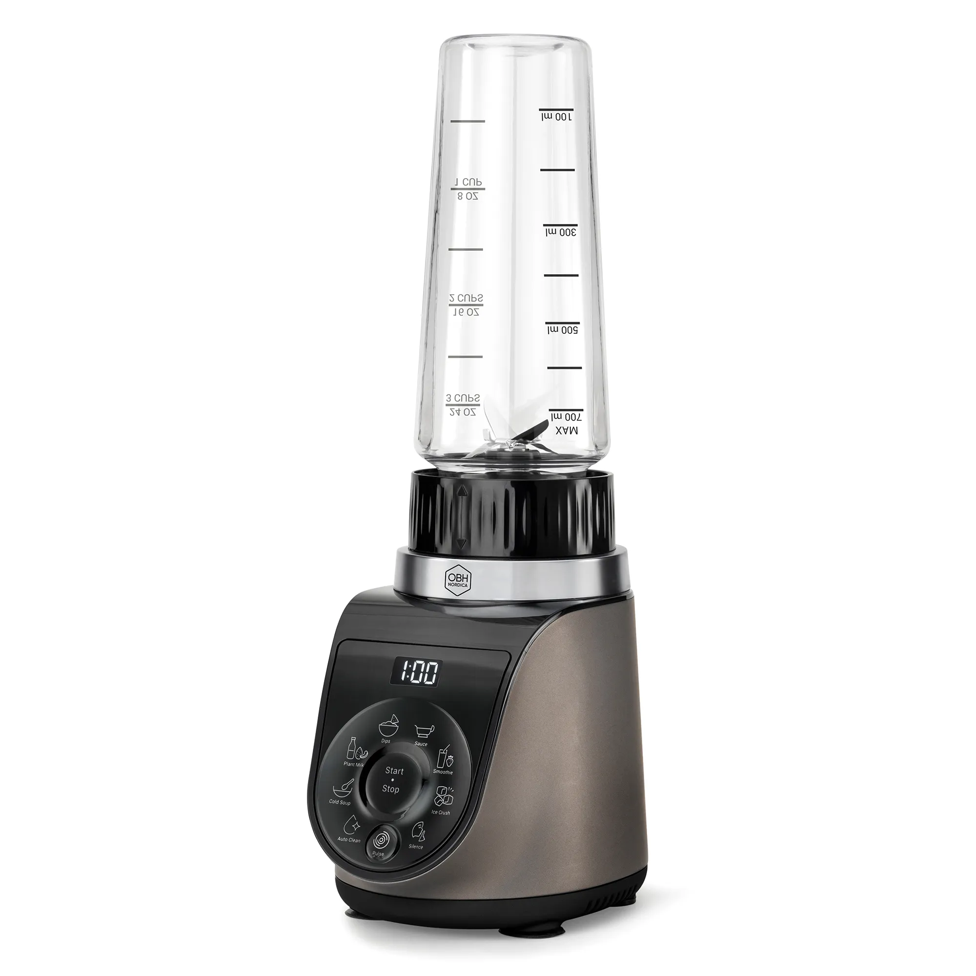 OBH Nordica Blend Up blender 700 ml, grå, produktbillede 2 af 6, Blendere hos HomeNordic