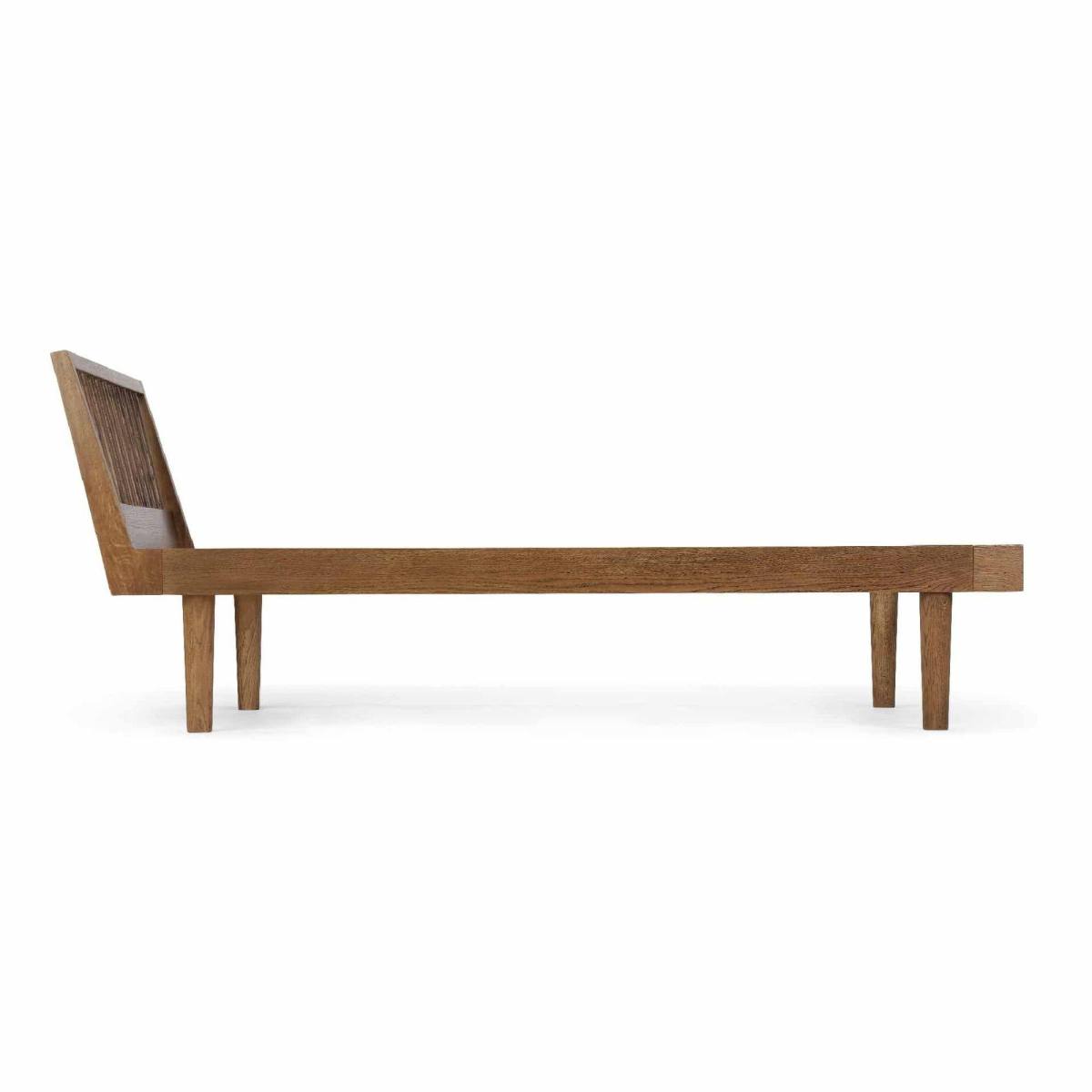Eli Compi seng med 1 gavl i røget eg, Daybed hos HomeNordic