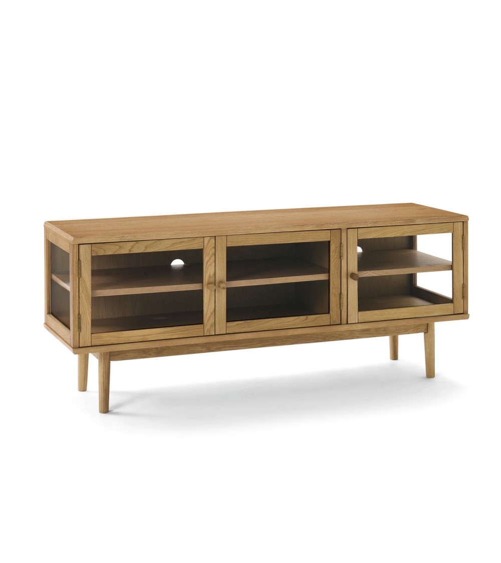 Aarhus TV-bord i naturolieret eg 137 x 55 cm, TV-borde hos HomeNordic