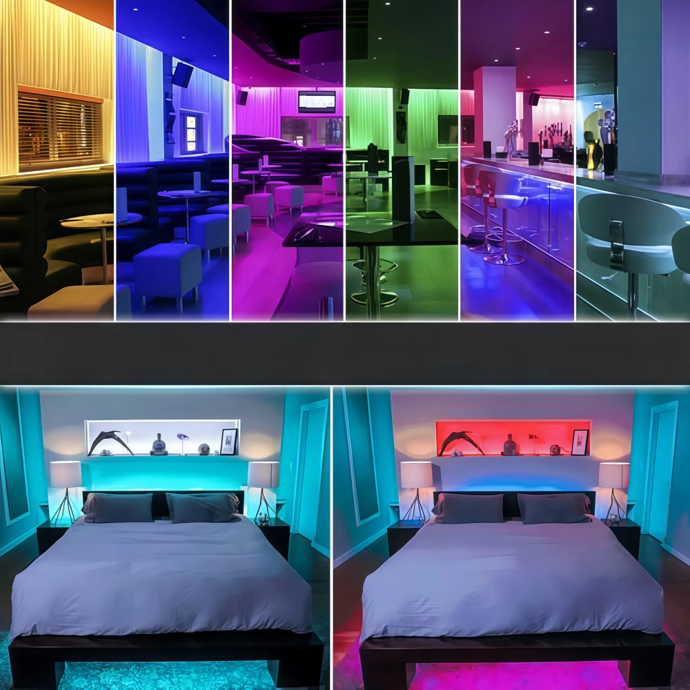 5 meter 12W/m RGB+WW LED strip, LED-strips hos HomeNordic
