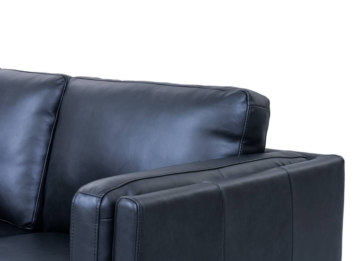 Madrid sofa i sort okselæder, produktbillede 7 af 8, Sofaer hos HomeNordic