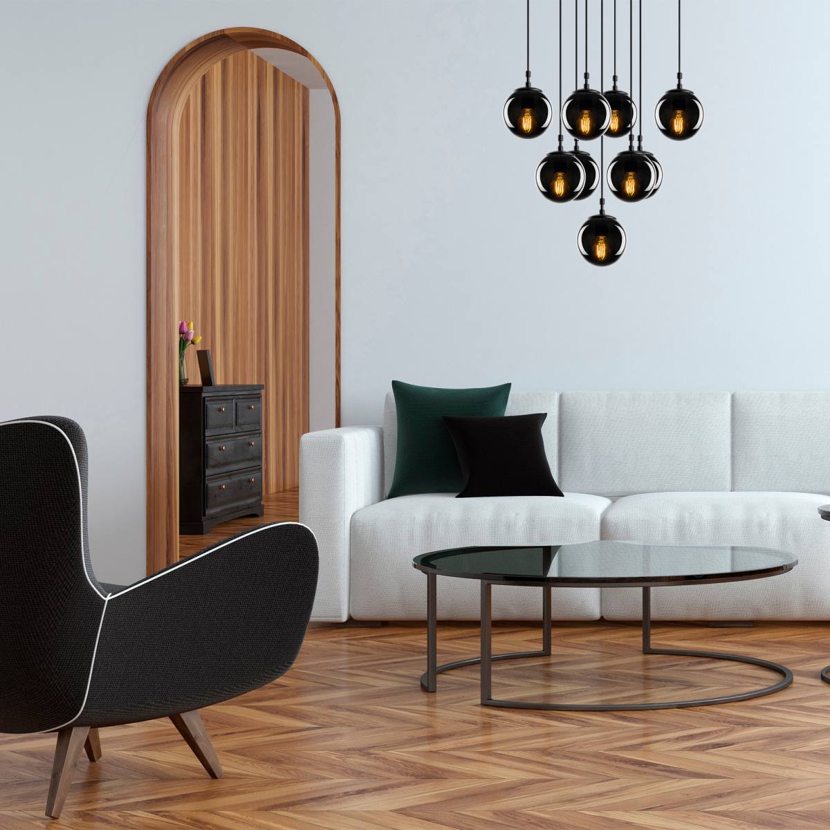 LUMI Cremona loftlampe, produktbillede 10 af 10, Loftlamper hos HomeNordic