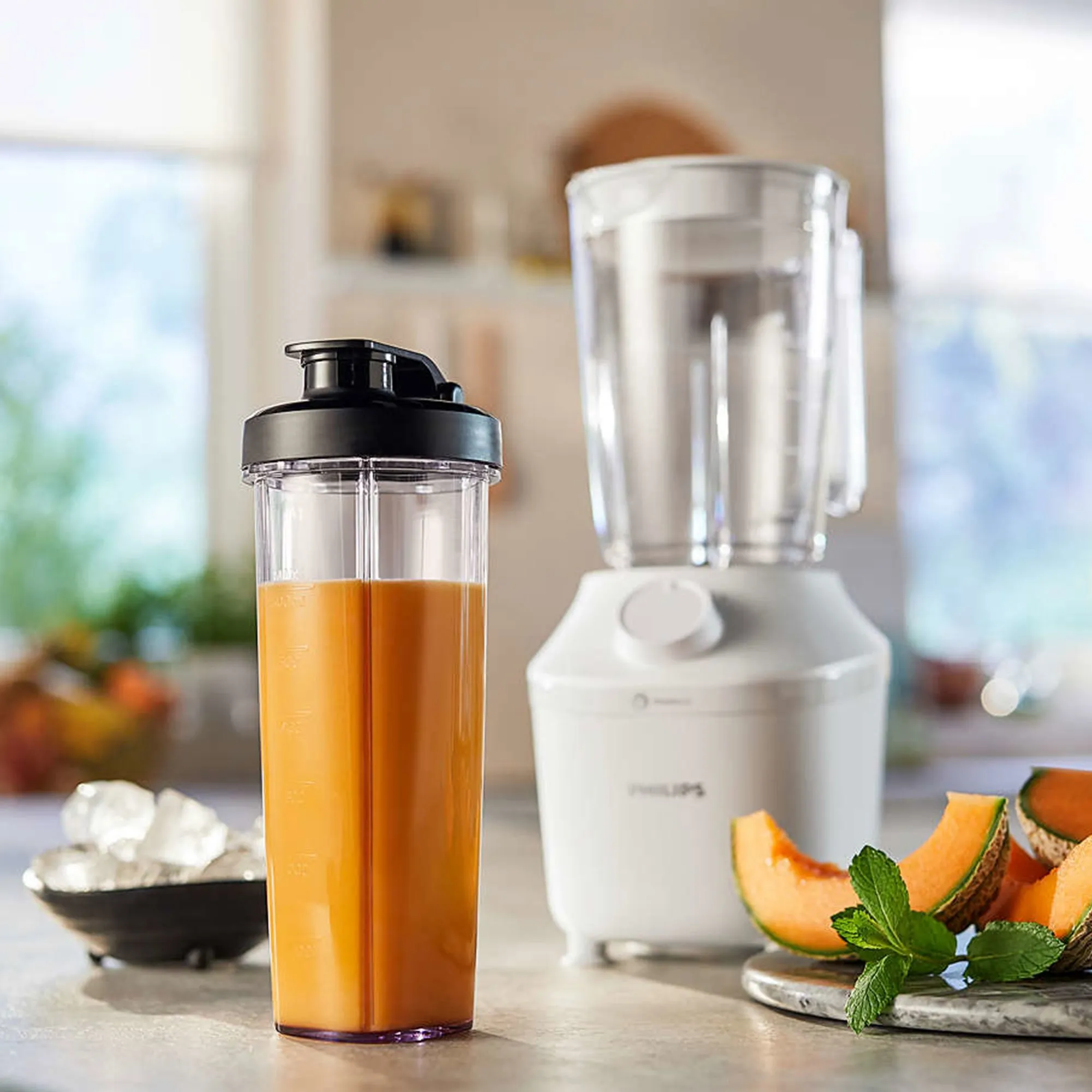 HR2041/00 3000 Series blender, 450 watt, hvid, produktbillede 9 af 10, Blendere hos HomeNordic