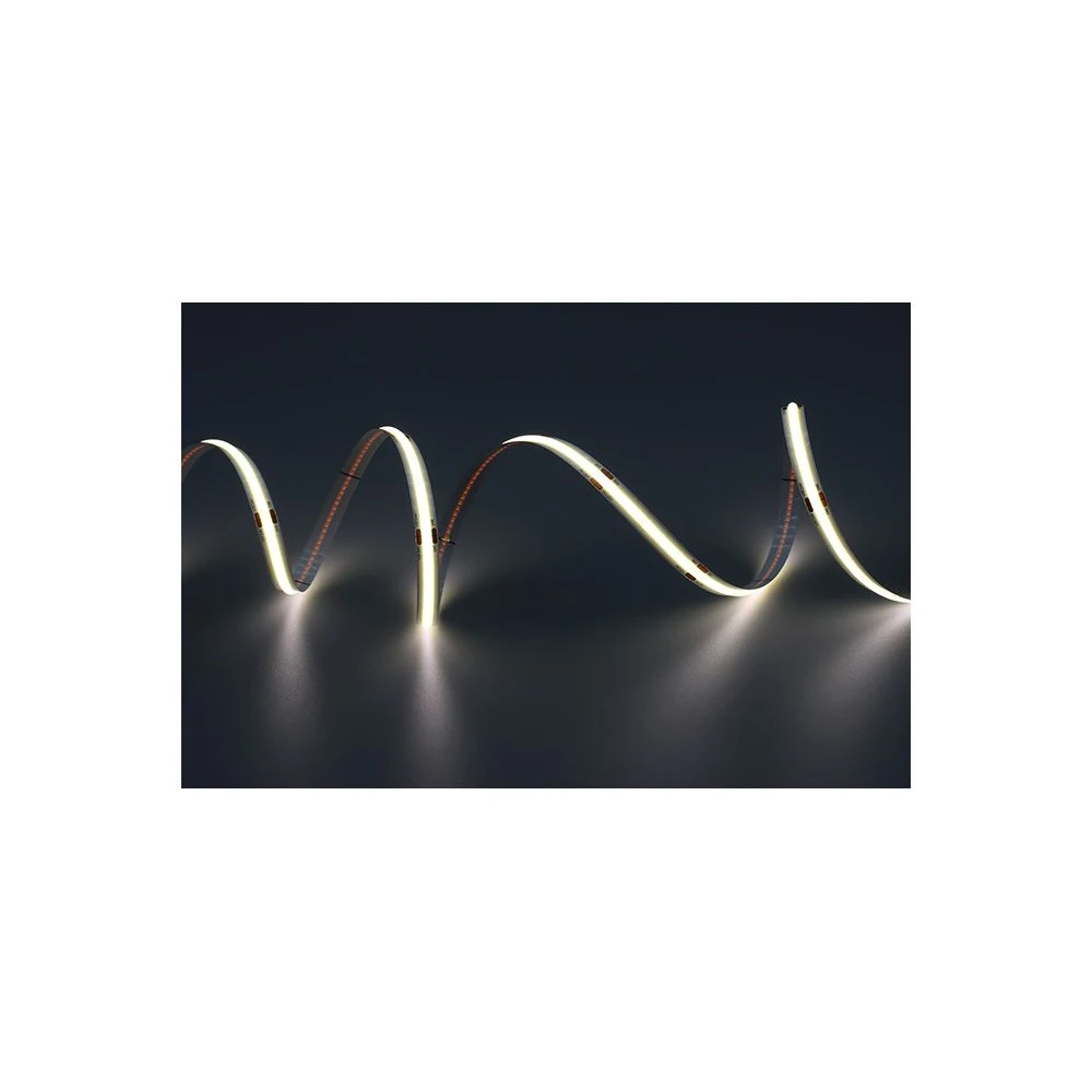 HiluX High-Lumen COB LED Strip 24V, IP65, 15W/m, 2700K, Ra95, LED-strips hos HomeNordic