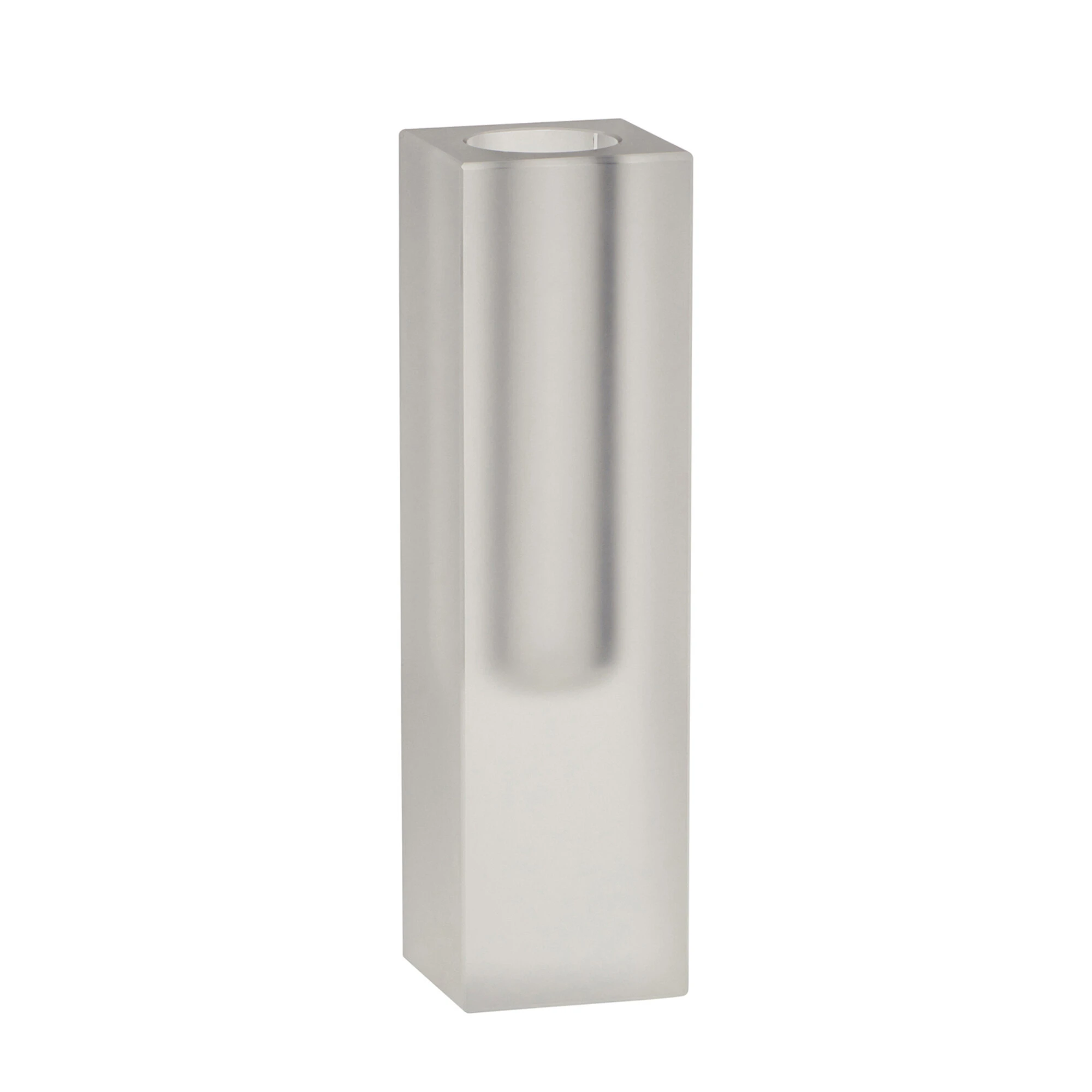 Block - Vase, i Frost Glas, Vaser hos HomeNordic