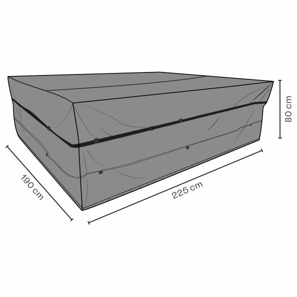 Cover havebord 190 x 225 cm, Haveborde hos HomeNordic